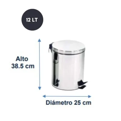 Tacho con Pedal de Acero Ebriel 12L