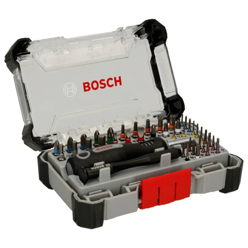 Set de Atornillado de Precisión Bosch 42 Piezas con Estuche Pick and Click