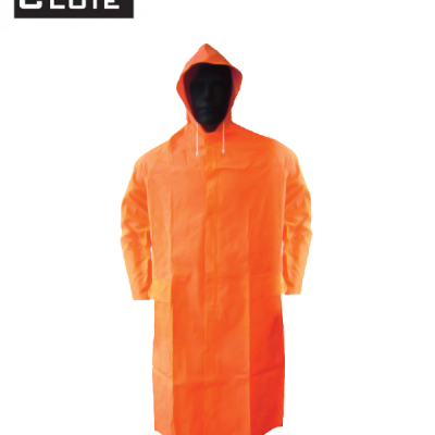 Abrigo Impermeable de PVC Naranja Clute