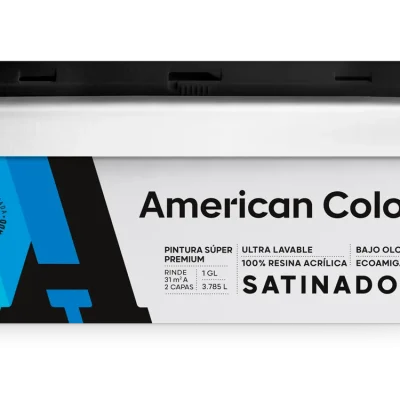 Pintura Látex American Colors Satinado Súper Lavable