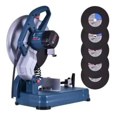 Tronzadora de metales Bosch GCO 14-24 de 2400 W para disco de 14" + 5 discos abrasivos