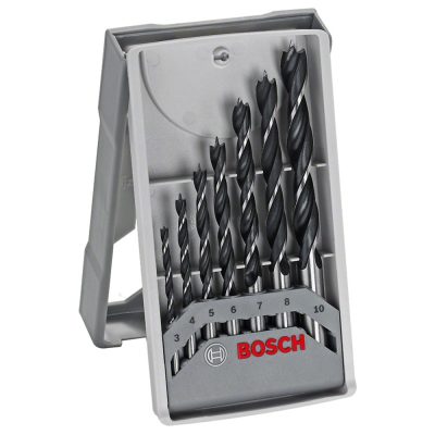 Set de Brocas Bosch para Madera 7 Piezas HSS