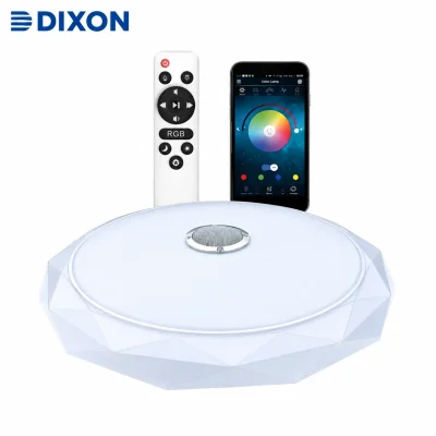 Plafón LED tricolor 72W con parlante Bluetooth DIXON ENV-DECO5