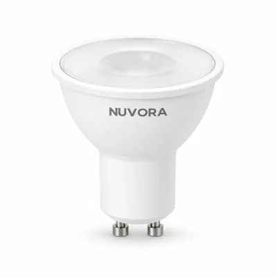 Foco dicroico LED GU10 8W 800 lm CRI 90 con tres tonos de luz NUVORA
