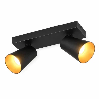 Aplique de techo orientable para 2 focos GU10 NUVORA