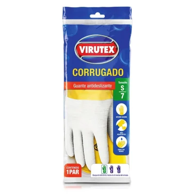 Guante Virutex Corrugado Clásico Talla S