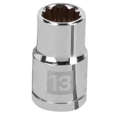 Dado Poligonal Milimétrico 1/2" x 13mm Corto Truper 13527