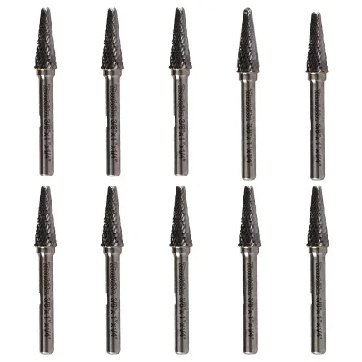 Lima Rotativa Cónica Makita B-53067-10 1/4" x 3/8" Recubierta de Diamante (Pack x10)