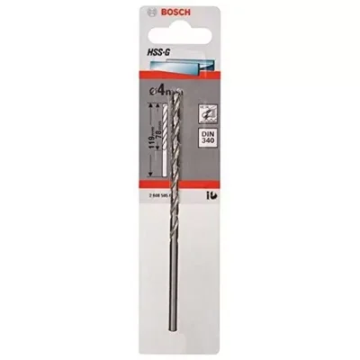 Broca para Metal Bosch HSS-G 4.0mm Punta Dividida 135°