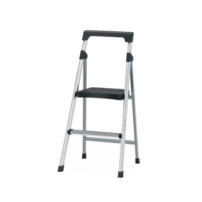 Escalerilla tubular plegable, 2 peldaños, aluminio, TRUPER