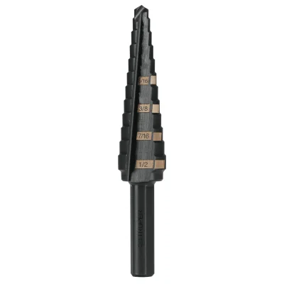 Broca escalonada 1/8 a 1/2" de 13 escalones HSS TRUPER 12122