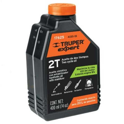 Aceite Sintético para Motor 2T 400 ml Truper 17625