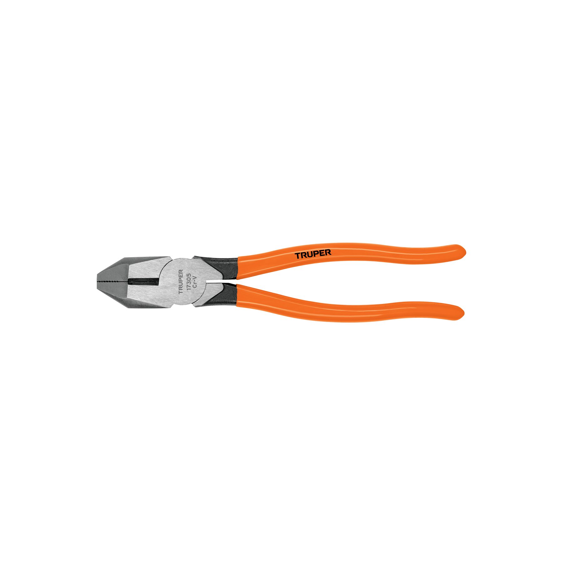 Pinza para electricista 9" uso rudo, mango PVC, TRUPER