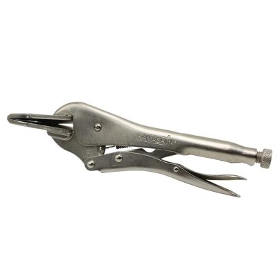 Alicate de Presión Hojalatero Kamasa KM025 10" 254 mm Mordazas Planas para Lámina Metálica