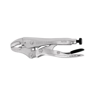 Pinza de presión 4" mordaza curva, TRUPER