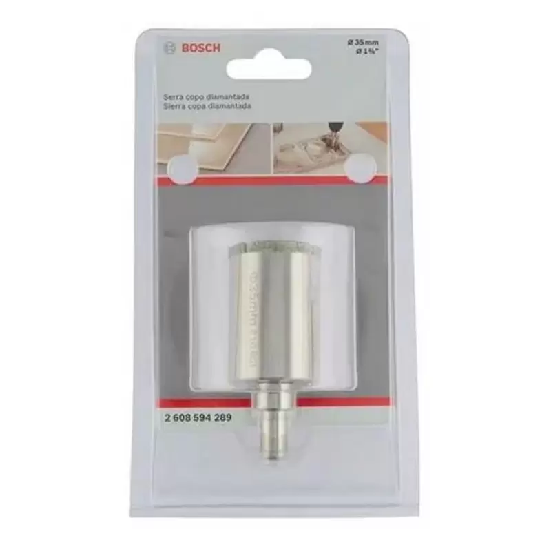 Sierra Copa Diamantada Bosch GREY de 35 mm para Taladro