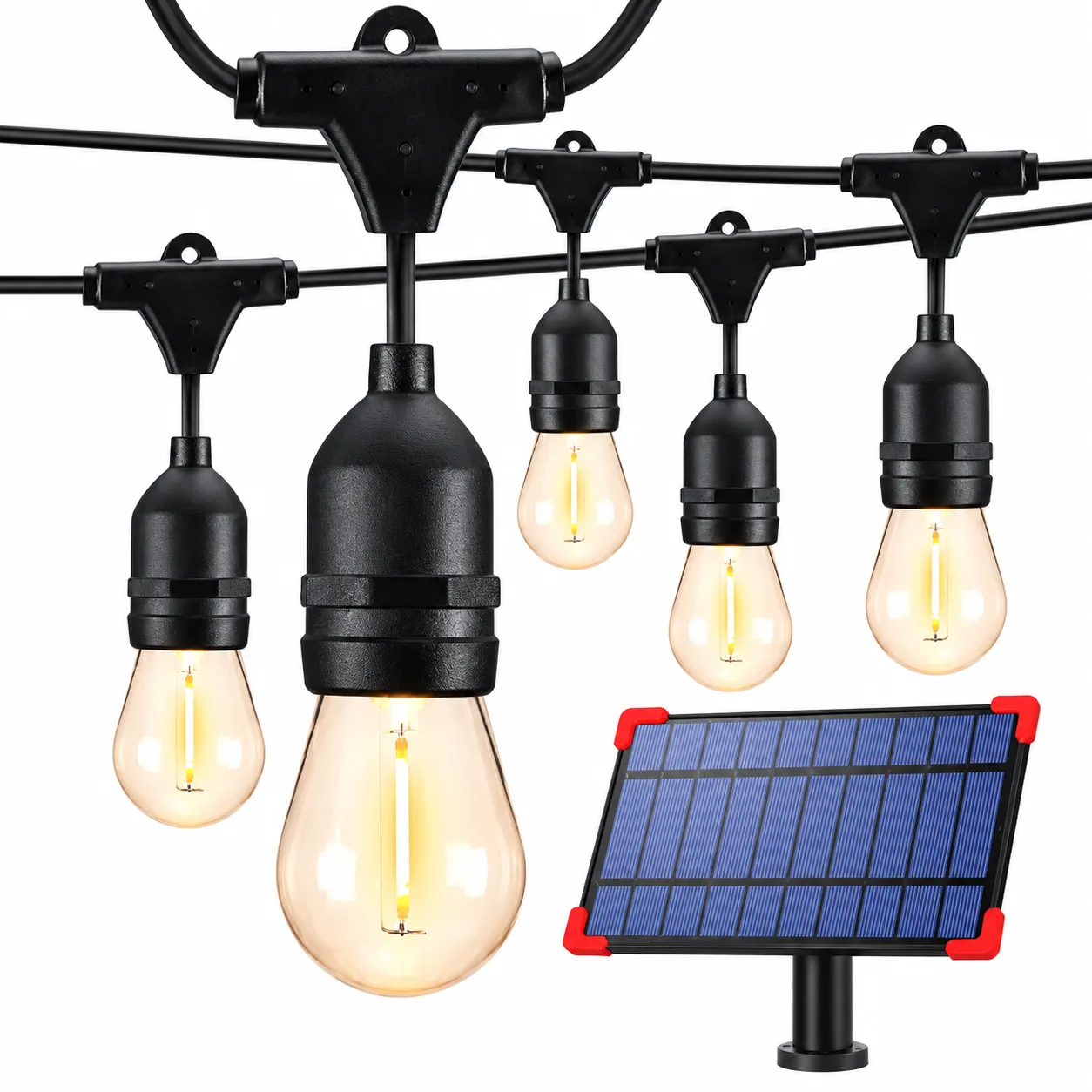 Guirnalda solar LED de 10 m con 100 luces IP65