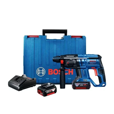 Rotomartillo Inalámbrico Bosch GBH 180-LI SDS Plus 2 J Brushless con 2 Baterías 4.0 Ah
