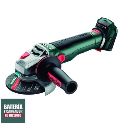 Amoladora Angular Inalámbrica Metabo WPB 18 LT BL 11-125 5" 18V (Sola Herramienta)