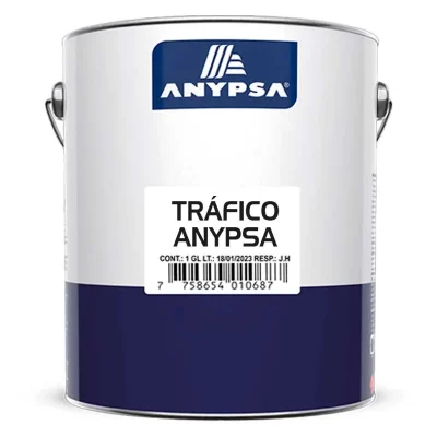 Pintura para Tráfico Anypsa Alquídica y Caucho Clorado