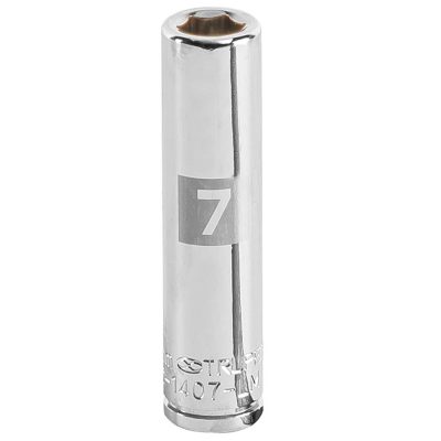 Dado Hexagonal Truper 1/4" x 7mm Largo Sistema Milimétrico
