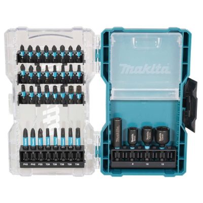 Set Impact Black Makita E-22925 36 Piezas Puntas y Dados Imantados 1/4"