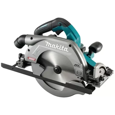 Sierra Circular Inalámbrica Makita HS009GZ 9-1/4" XGT 40V con Base para Riel (Solo Herramienta)