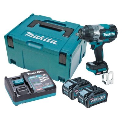 Llave de Impacto Makita TW002GM201 1/2" 40V XGT Brushless 1700 Nm con 2 Baterías y Cargador