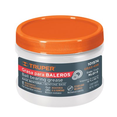 Grasa Automotriz Truper 101574 Base Bentona 450 g NLGI 3 (GRAS-45B)