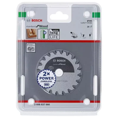 Disco de Sierra Bosch Standard for Wood 85 x 15 mm 20 Dientes para Madera