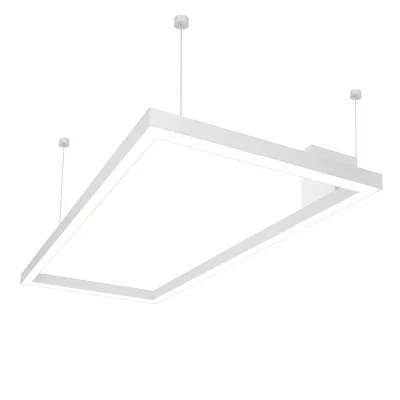 Perfil LED lineal suspendido con conectores en L, T, X y 120 grados NUVORA Slender