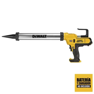 Pistola Calafateadora Inalámbrica DeWalt DCE580B 20V para Cartuchos de 300-600 ml (Baretool)