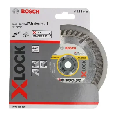 Disco Diamantado Segmentado Bosch X-LOCK de 4-1/2" para Concreto