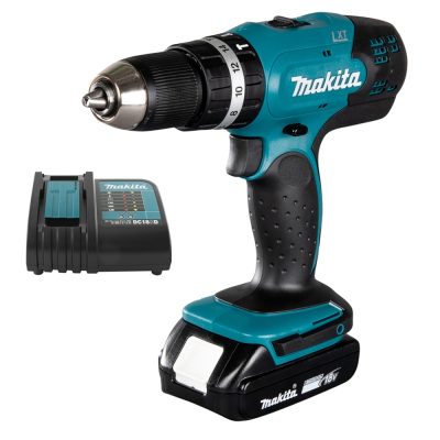 Taladro Percutor Inalambrico Makita DHP453X10 18V LXT 38 Nm con Bateria y Cargador