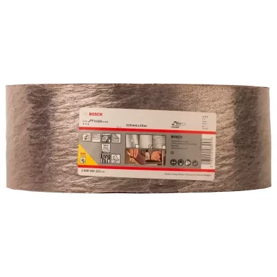 Rollo Abrasivo Bosch Best for Finish 115mm x 10m Grano Muy Fino (Guinda)