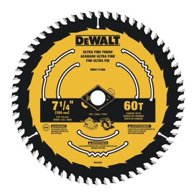 Disco de Sierra DeWalt DWA171460 7 1/4" 60 Dientes para Corte Fino en Madera