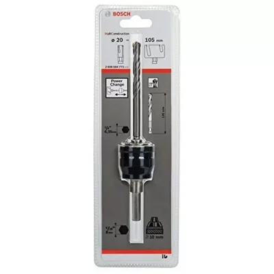 Adaptador Power Change Bosch 2608.584.772-000 para Sierras Copa de 19 a 159 mm