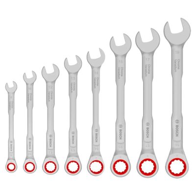 Juego de Llaves Mixtas con Ratchet Bosch 8 Piezas 8-19mm