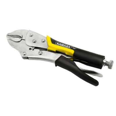 Alicate de Presión Punta Curva Kamasa KM022 10" 254 mm Apertura 42 mm Acero Templado