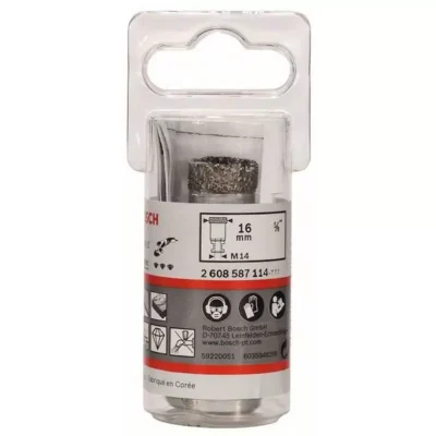 Copa Diamantada Bosch Dry Speed 2608.587.114-000 de 16 mm para Amoladora