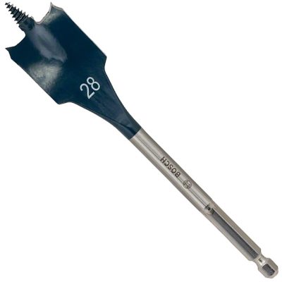 Broca Paleta Bosch 28 x 152 mm con Vástago Hexagonal 1/4" para Madera