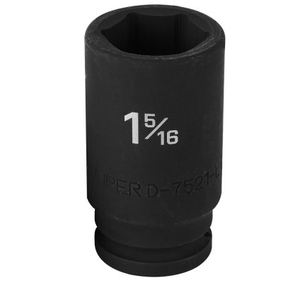 Dado Hexagonal Truper 12439 3/4" x 1 5/16" para Llave de Impacto
