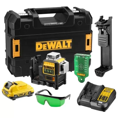 Nivel láser DeWalt DCE089D1G-QW 3 líneas 360° verde 12V alcance 30 m