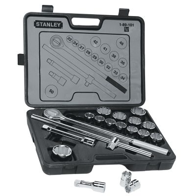 Juego de Herramientas Stanley 89-101 3/4" 19 Piezas