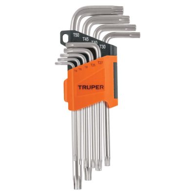 Juego de 9 Llaves Torx Truper 13647