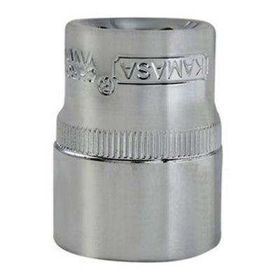 Dado Hexagonal Corto Kamasa KM824 Encastre 1/2" x 30 mm en Cromo Vanadio