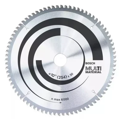 Disco de Sierra Bosch 10" 60 Dientes para Aluminio y Melamine