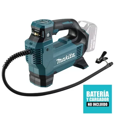Inflador Inalámbrico Makita DMP181Z 18V LXT de 11,1 Bar con Corte Automático (Baretool)