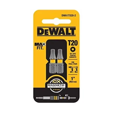Puntas Torx T20 DeWalt MaxFit DWA1TX20-2 de 25 mm, blíster de 2 unidades