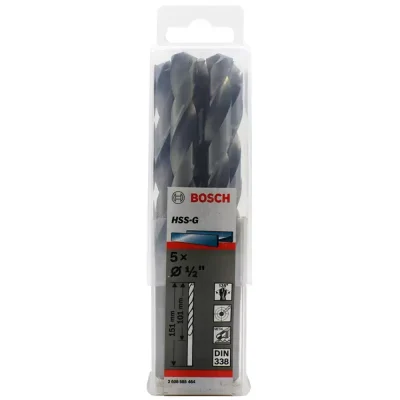 Broca Bosch HSS-G X5U 12.7 mm para Metal